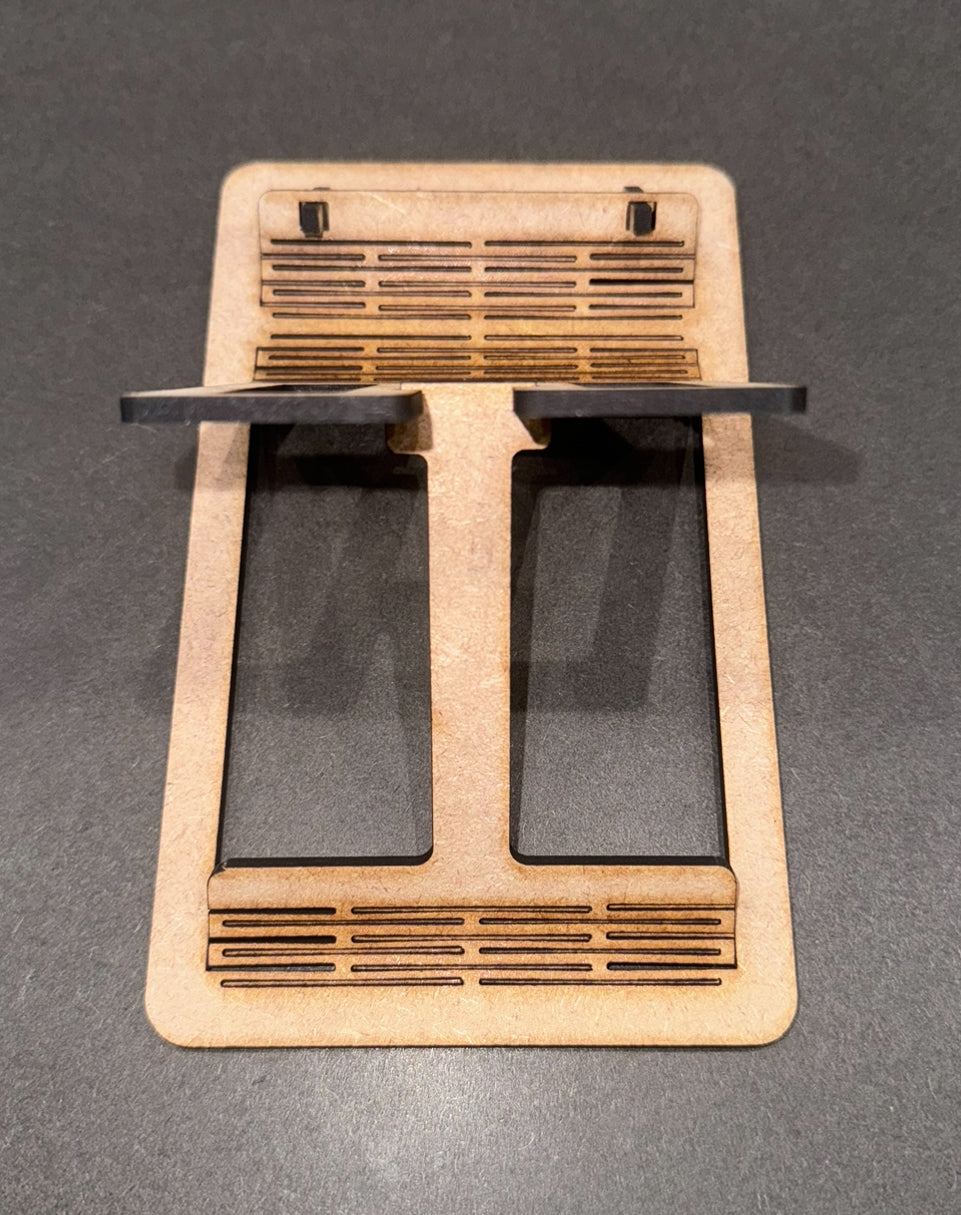 Laser Cut MDF Cell Phone Stand