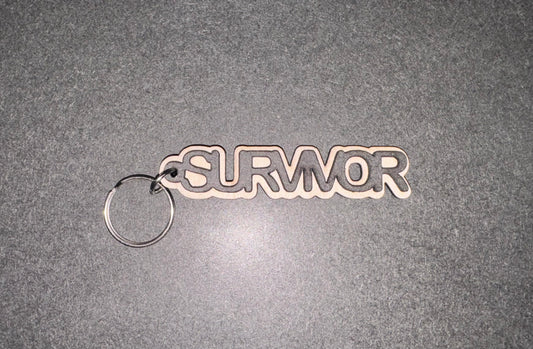 Custom laser cut key rings